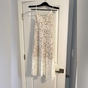 Lulu’s lace white dress. Size XS.